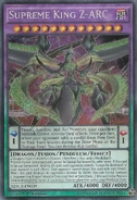 A Fusion Pendulum Monster with a Pendulum Effect: "Supreme King Z-ARC"