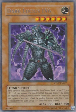 遊戯王 英語版 EU CDIP 漆黒の魔王 LV6 レリーフ 1st Card Gallery:Dark Lucius LV6 | Yu-Gi-Oh! Wiki | Fandom