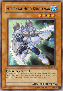 Card Gallery:Elemental HERO Bubbleman | Yu-Gi-Oh! Wiki | Fandom