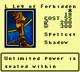 #018 "L Leg of Forbidden"