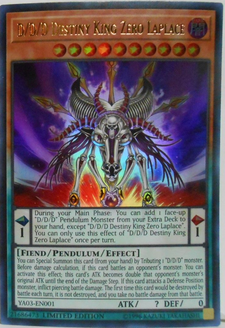 D D D Destiny King Zero Laplace Yu Gi Oh Wiki Fandom