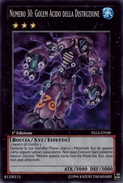 Number 30 Acid Golem Of Destruction Super Yugioh | Meses Sin Interés