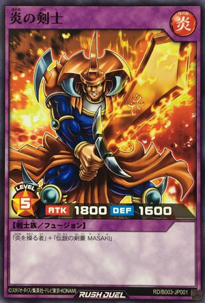 Flame Swordsman (Rush Duel) | Yu-Gi-Oh! Wiki | Fandom