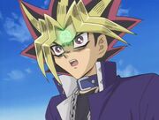 Yami gradually being taken over by the dark energies of  during his  against .