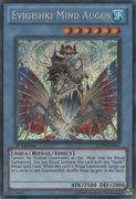 An example of the Series 7 layout on Ritual Monster Cards. This is "Evigishki Mind Augus", from Hidden Arsenal 5: Steelswarm Invasion.