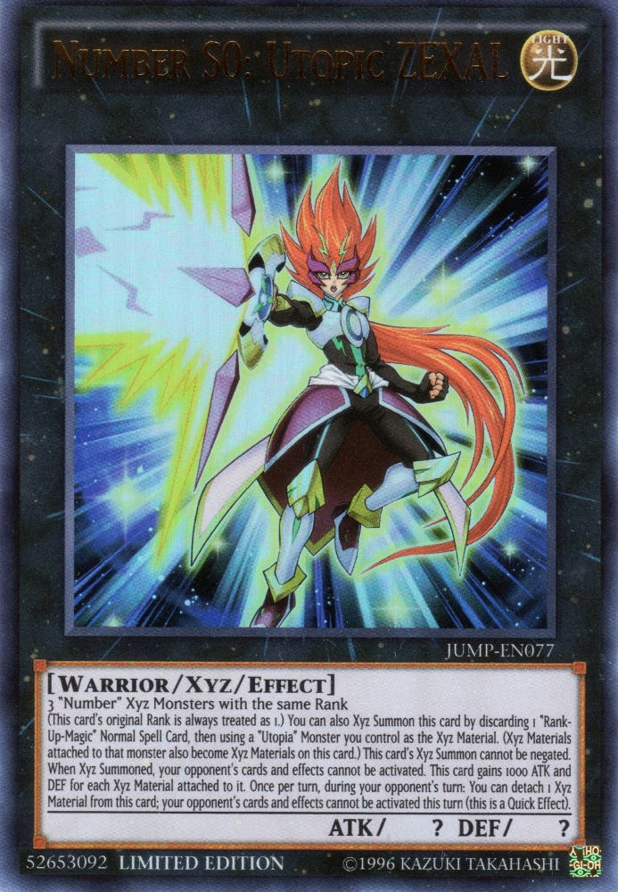 Card Errata:Number S0: Utopic ZEXAL | Yu-Gi-Oh! Wiki | Fandom