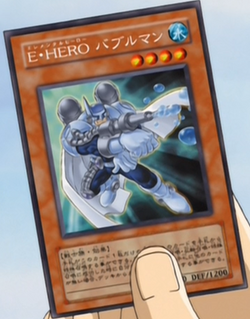 Elemental Hero Bubbleman (anime) | Yu-Gi-Oh! Wiki | Fandom