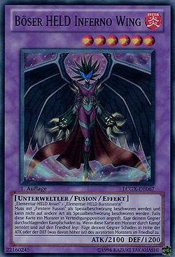 Card Gallery:Evil HERO Inferno Wing | Yu-Gi-Oh! Wiki | Fandom