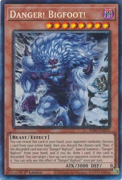 Card Gallery:Danger! Bigfoot! | Yu-Gi-Oh! Wiki | Fandom