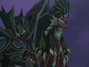 The Supreme King with "Evil Hero Inferno Wing".