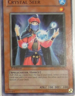 CRYSTAL SEER 水晶占い師　レリーフ　英語 Card Gallery:Crystal Seer | Yu-Gi-Oh! Wiki | Fandom