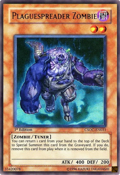 遊戯王1996 Card Errata:Plaguespreader Zombie | Yu-Gi-Oh! Wiki | Fandom