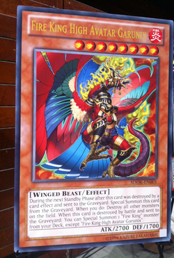 Yu-Gi-Oh! Wiki - Fire King Avatar Garunix