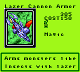 #305 "Lazer Cannon Armor"