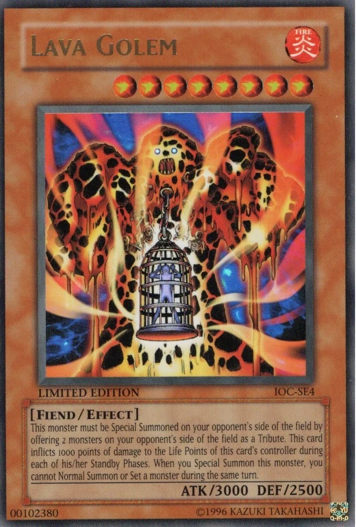 Card Errata:Lava Golem | Yu-Gi-Oh! Wiki | Fandom