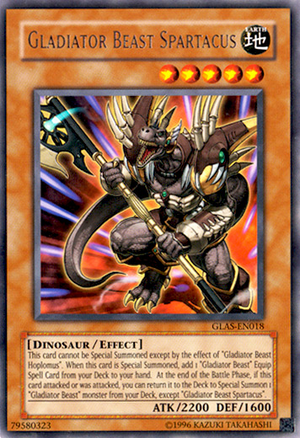 Gladiator Beast Spartacus | Yu-Gi-Oh! Wiki | Fandom