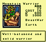 #029 "Mountain Warrior"