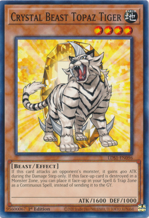 Card Errata Crystal Beast Topaz Tiger Yu Gi Oh Wiki Fandom
