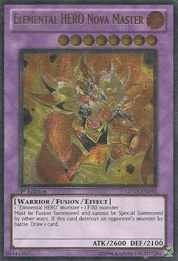 Card Gallery:Elemental HERO Nova Master | Yu-Gi-Oh! Wiki | Fandom