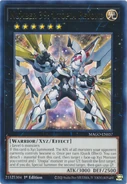 A card whose TCG naming scheme includes itself in an archetype. ("Number 39: Utopia Beyond")
