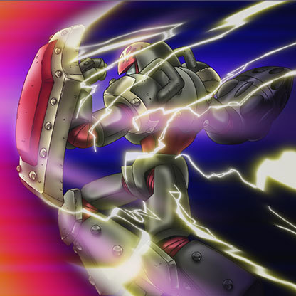 Card Artworks:Elemental HERO Rampart Blaster | Yu-Gi-Oh! 