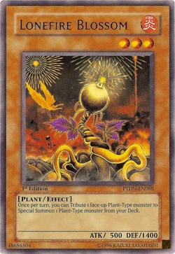 YU-GI-OH! Lonefire Blossom Gold Rare - PGLD-EN034 1st Edition Premium Gold