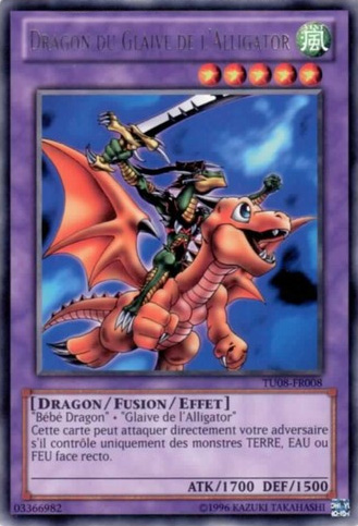 Alligator's Sword Fusion  NM Yugioh Baby Dragon Alligator's Sword Dragon 