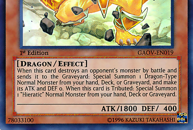 Hieratic Dragon of Nuit, Yu-Gi-Oh! Wiki