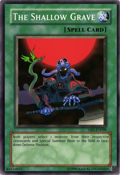 Card Gallery:The Shallow Grave | Yu-Gi-Oh! Wiki | Fandom