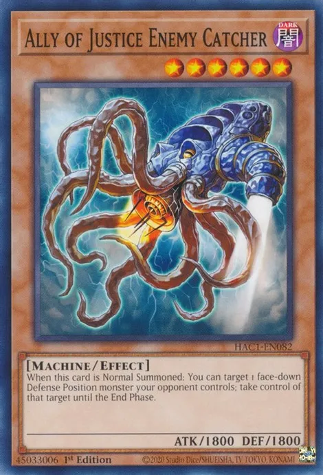 Ally of Justice Enemy Catcher | Yu-Gi-Oh! Wiki | Fandom Ally of Justice Enemy Catcher | Yu-Gi-Oh! Wiki | Fandom