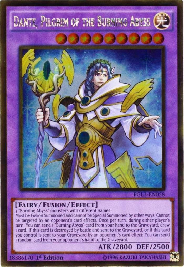 Dante, Pilgrim of the Burning Abyss YuGiOh! Wiki Fandom