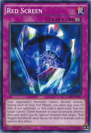 Card Errata:Red Screen | Yu-Gi-Oh! Wiki | Fandom