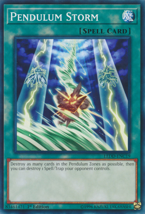 yugioh dawn of a new era pendulum zone