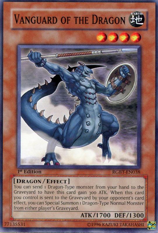 Card Errata:Vanguard of the Dragon | Yu-Gi-Oh! Wiki | Fandom