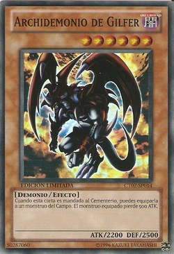 beast of gilfer yugioh card Amazon.com: Archfiend of Gilfer - SBCB-EN004 - Common main image 1