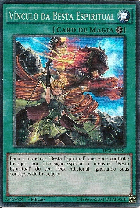 Jeu De Cartes à Collectionner Yu-Gi-Oh Carte Yu-Gi-Oh! – Ritual Beast's Bond (THSF-EN031) – Super Rare – Édition Unlimited – The Secret Forces Ritual Beast's Bond THSF-EN031