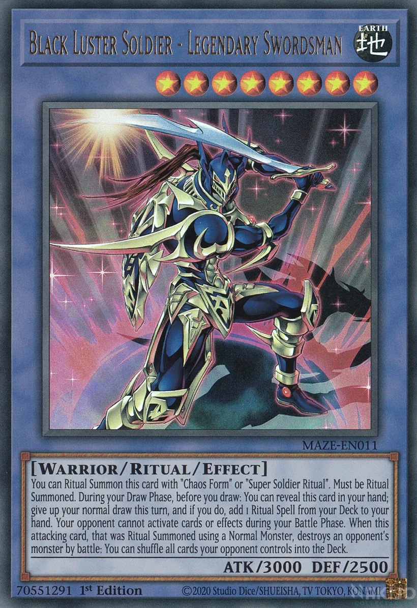 Card Gallery:Black Luster Soldier - Legendary Swordsman | Yu