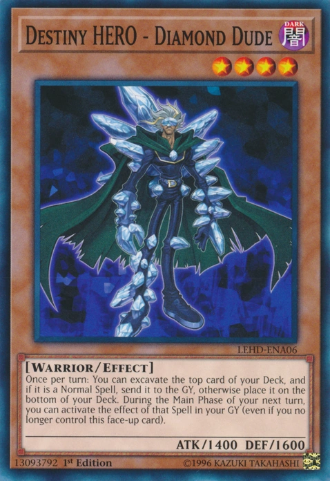 Destiny Hero Diamond Dude Yu Gi Oh Wiki Fandom
