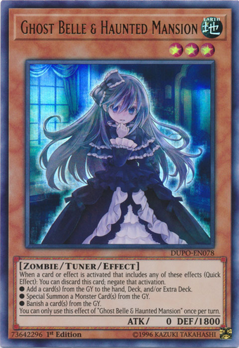RC03-JP012 Ghost Belle /& Haunted Mansion Collectors Rare alternate art Yugioh