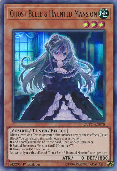 RC03-JP012 Ghost Belle /& Haunted Mansion Collectors Rare alternate art Yugioh