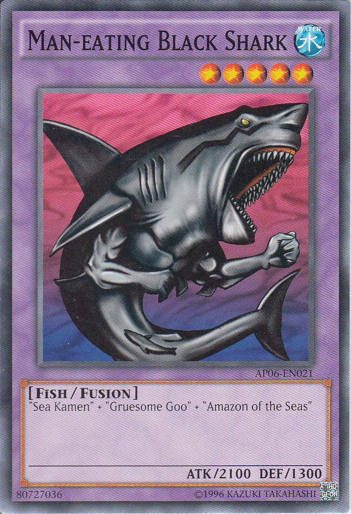 Man-eating Black Shark, Yu-Gi-Oh! Wiki