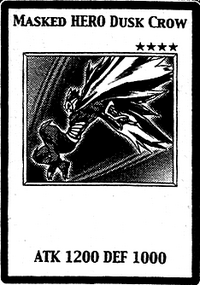 Masked Hero Dusk Crow (manga) | Yu-Gi-Oh! Wiki | Fandom