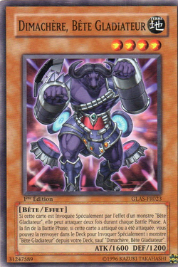 Card Gallery Gladiator Beast Dimacari Yu Gi Oh Wiki Fandom