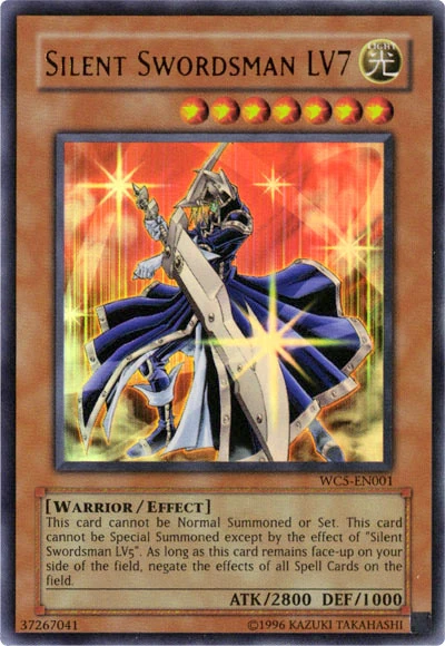 Card Errata:Silent Swordsman LV7 | Yu-Gi-Oh! Wiki | Fandom