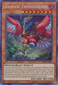 Card Gallery:Danger! Thunderbird! | Yu-Gi-Oh! Wiki | Fandom