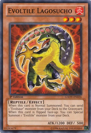Evoltile Lagosucho | Yu-Gi-Oh! Wiki | Fandom