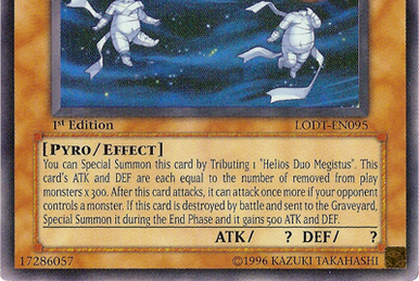 helios yugioh card Yu-Gi-Oh! - Speed Duel GX: Duelists of Shadows