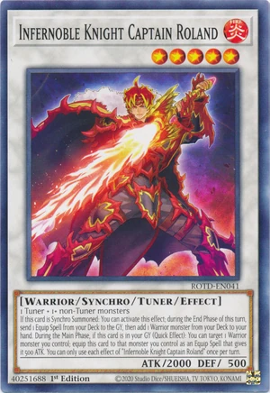 Infernoble Knight Captain Roland | Yu-Gi-Oh! Wiki | Fandom