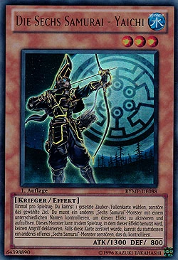 Card Gallery:The Six Samurai - Yaichi | Yu-Gi-Oh! Wiki | Fandom