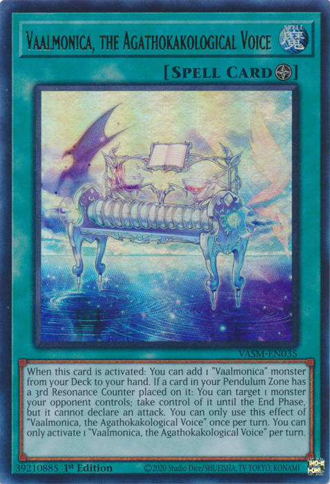 Vaalmonica, the Agathokakological Voice | Yu-Gi-Oh! Wiki | Fandom